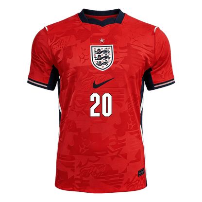 PALMER #20 Men's England World Cup 2026 Away Soccer Jersey