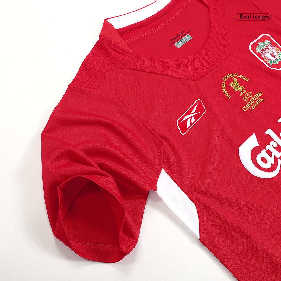 Maillot de foot rétro Liverpool UCL 2005 homme