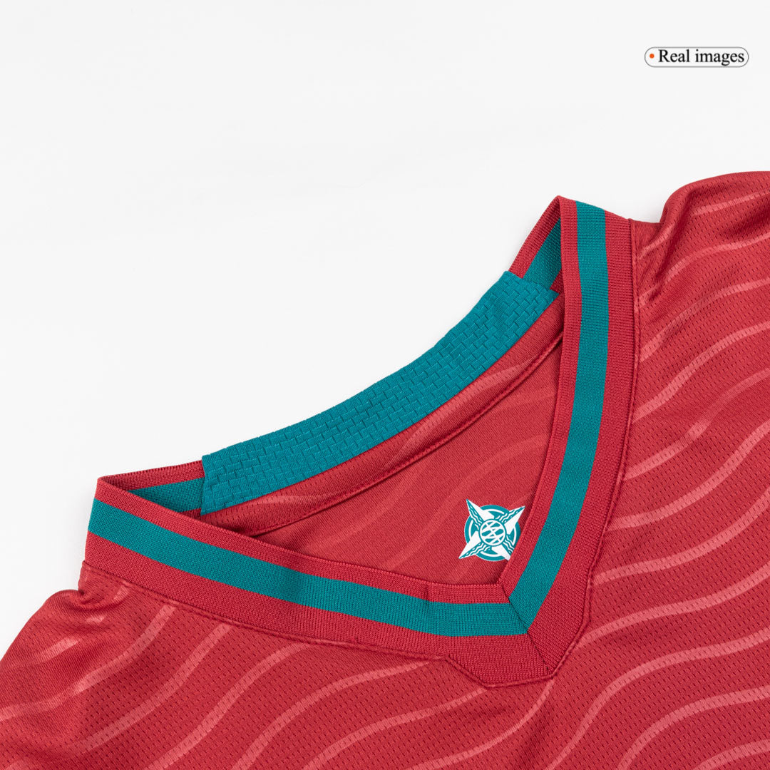 Maillot de football domicile à manches longues Portugal Coupe du Monde 2026 pour homme