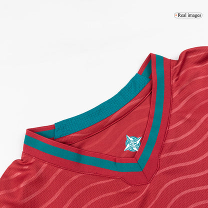 Maillot de football domicile à manches longues Portugal Coupe du Monde 2026 pour homme