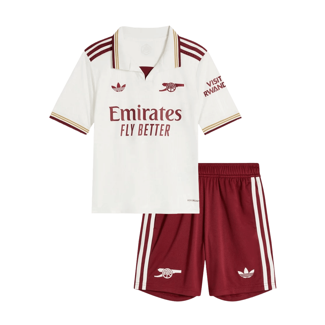Ensemble maillot de foot extérieur enfant Arsenal 2025/26 Troisième maillot
