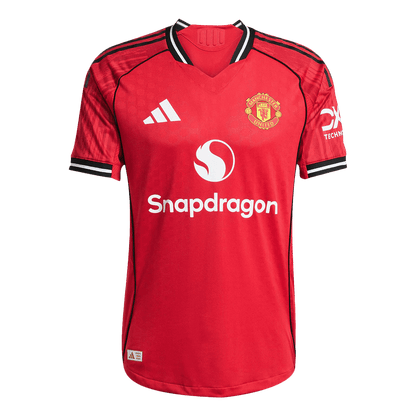 Maillot de football domicile Manchester United 2025/26 pour homme - Version joueur - Coupe ajustée