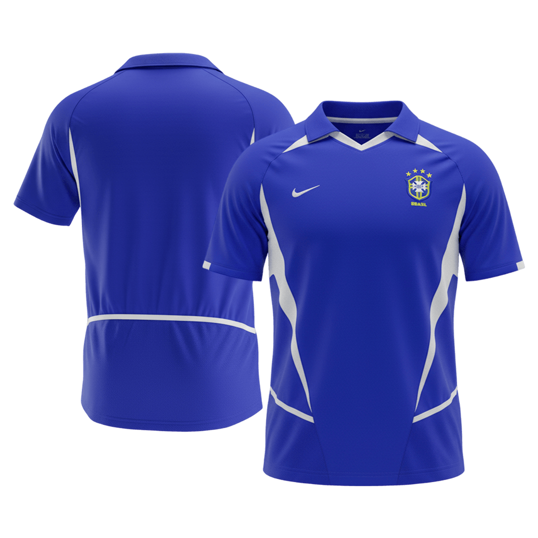 Maillot de Foot Rétro Extérieur Homme Brésil 2002