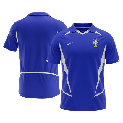 Maillot de Foot Rétro Extérieur Homme Brésil 2002