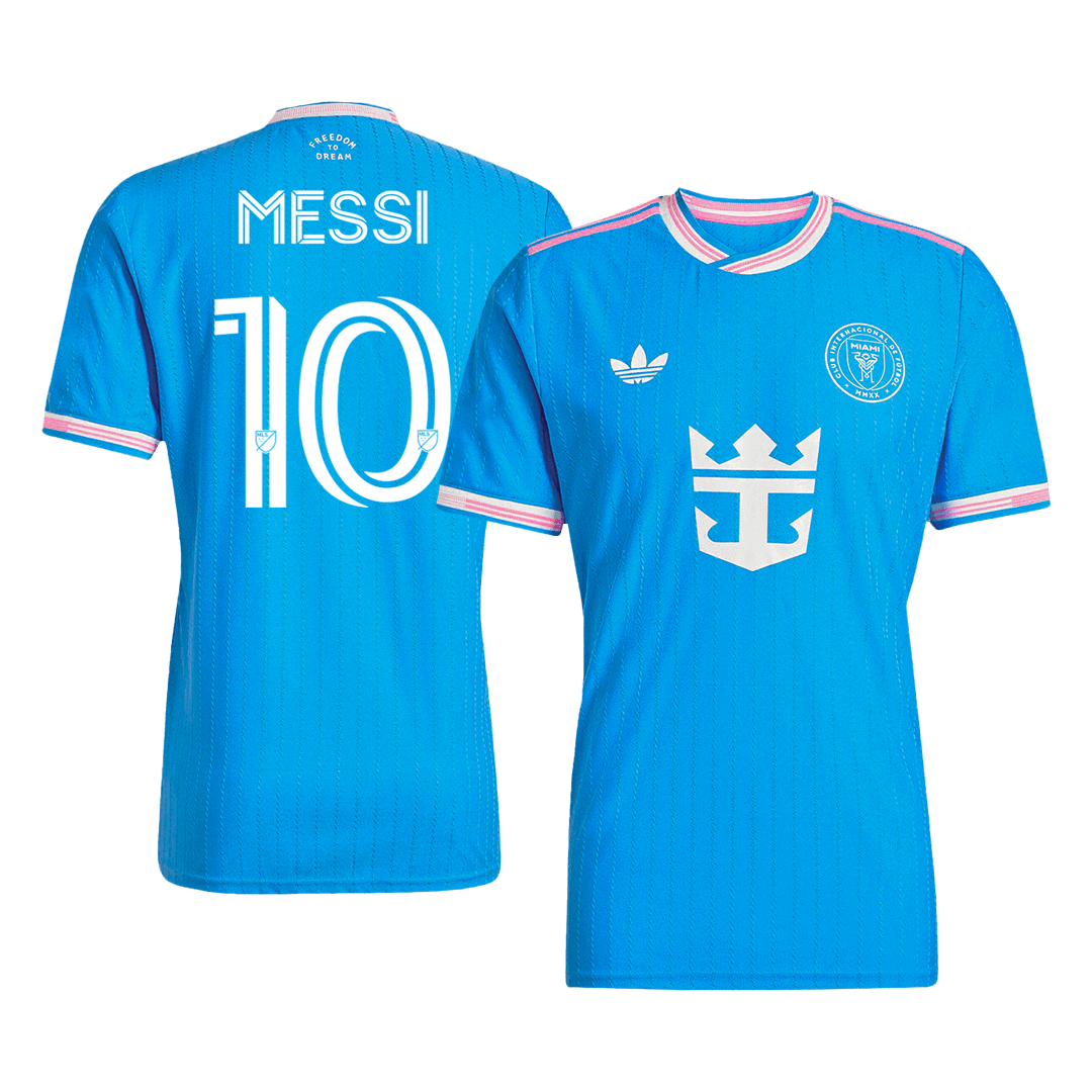 Maillot de foot MESSI #10 Inter Miami CF 2025 version joueur troisième extérieur pour homme - Coupe ajustée
