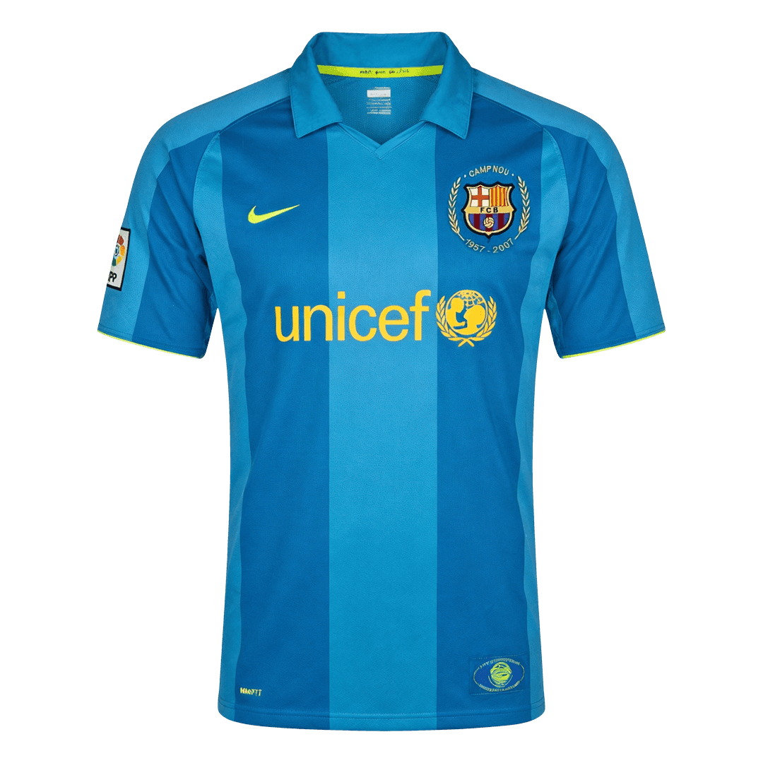 Maillot de foot extérieur rétro Barcelone 2007/08 pour homme