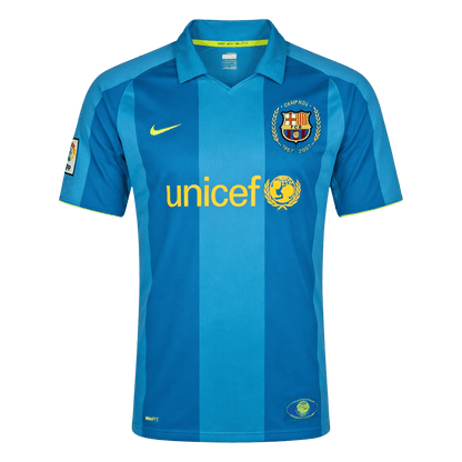 Maillot de foot extérieur rétro Barcelone 2007/08 pour homme