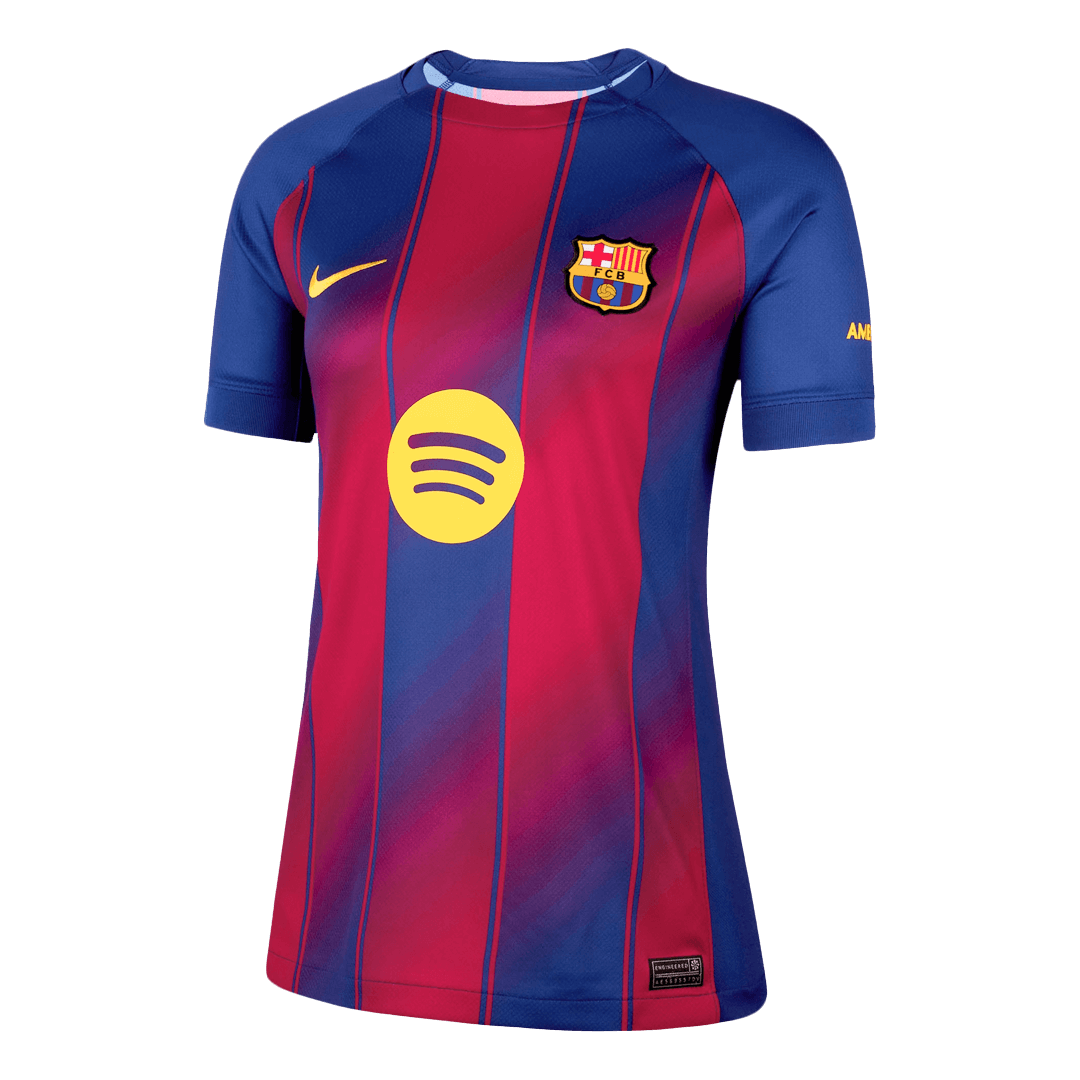 Maillot de football domicile du FC Barcelone 2025/26 pour femme