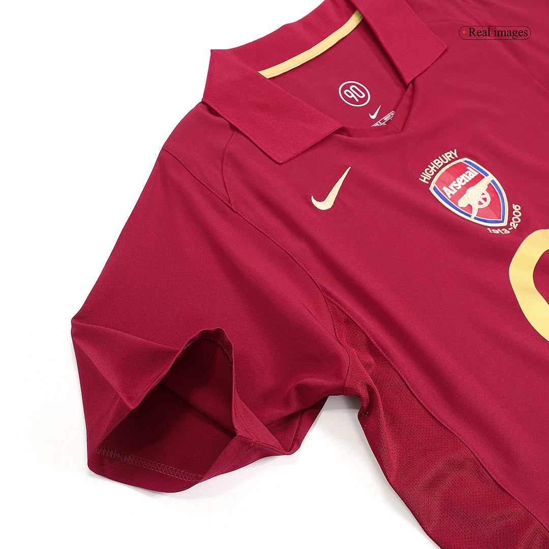 Maillot de football domicile rétro Arsenal 2005/06 pour homme