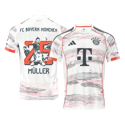Maillot de football extérieur MÜLLER Special #25 Homme Bayern Munich 2025/26