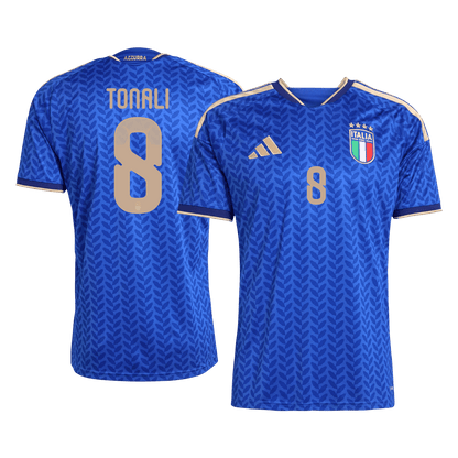Maillot de football TONALI #8 domicile Coupe du Monde 2026 Italie homme [PREMIUM]