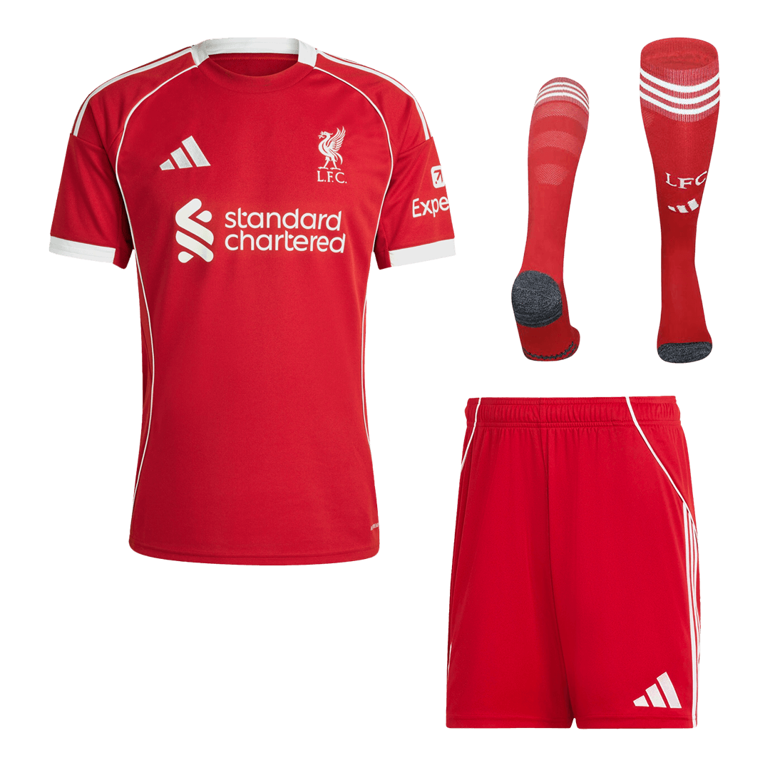 Ensemble complet Maillot Domicile Football Homme Liverpool 2025/26