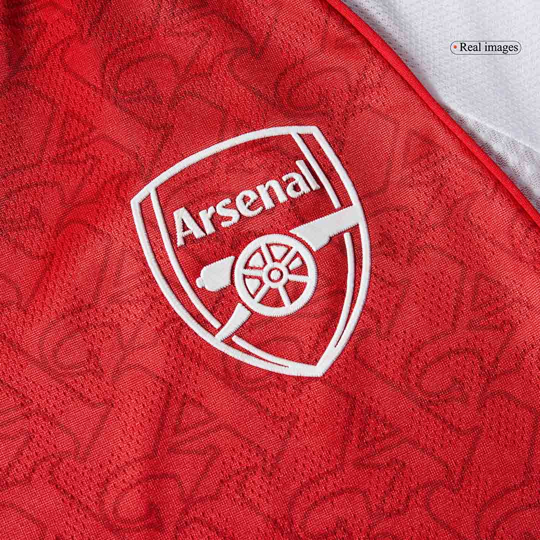 Maillot de foot domicile homme Arsenal 2025/26 version joueur SALIBA #2 - Coupe slim