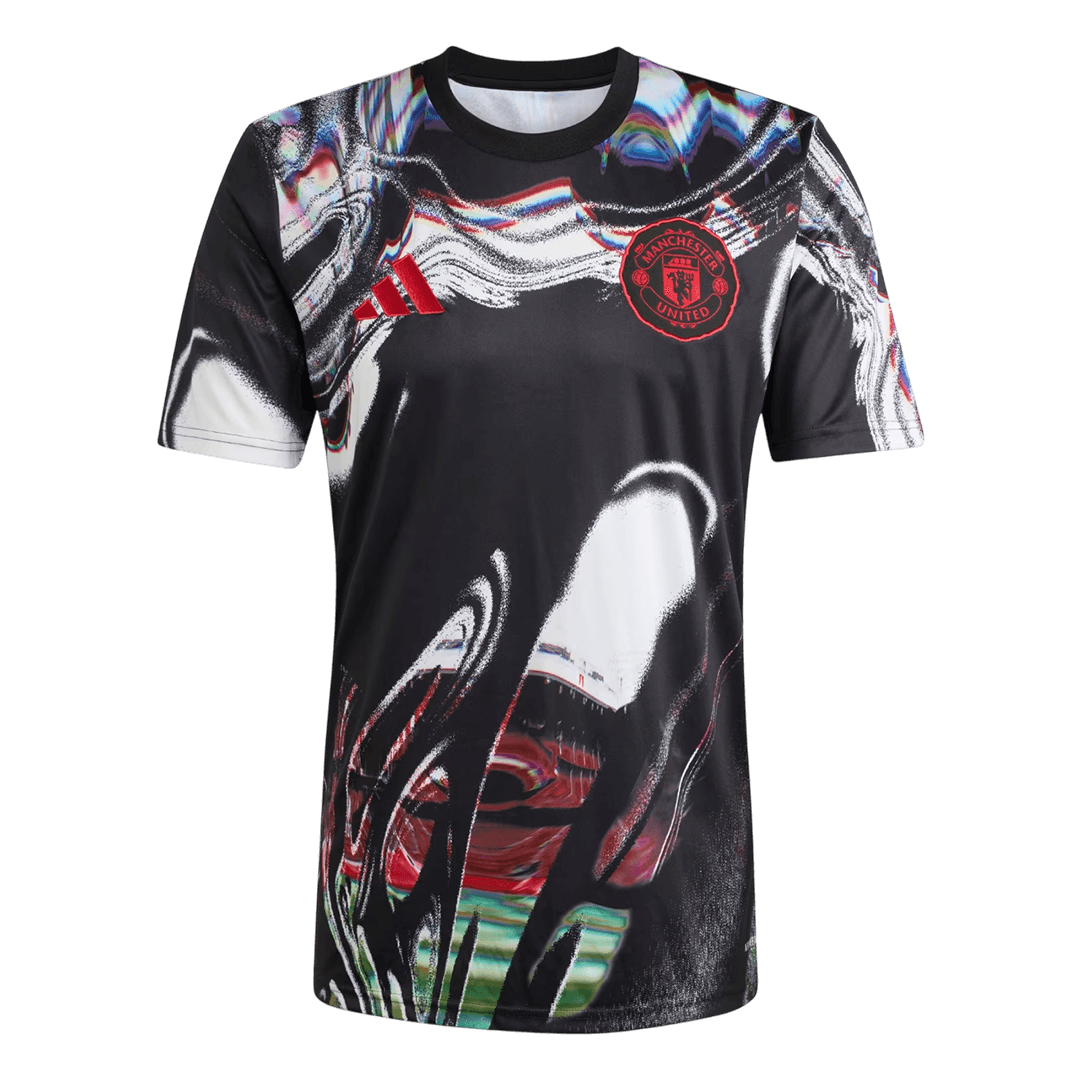 Maillot de foot d'avant-match Manchester United 2025/26 pour homme