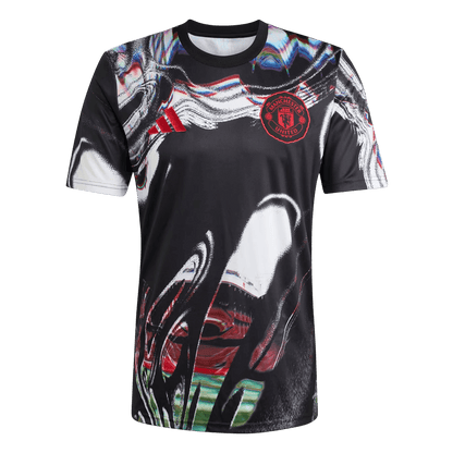 Maillot de foot d'avant-match Manchester United 2025/26 pour homme