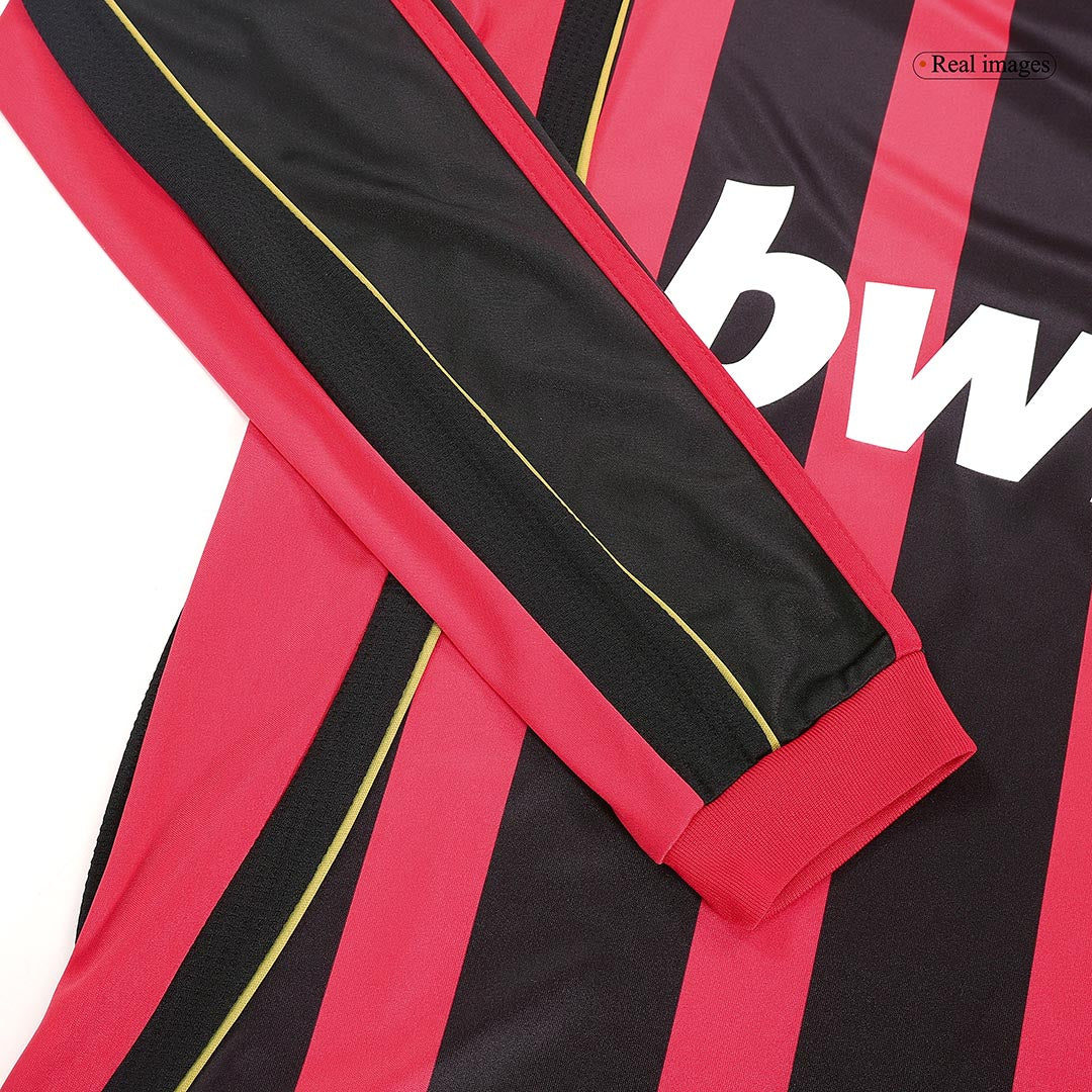 Maillot de football rétro RONALDO #99 AC Milan domicile manches longues homme 2006/07