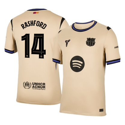 Maillot de foot RASHFORD #14 Homme FC Barcelone extérieur LDC 2025/26