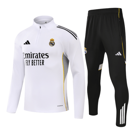 Kid's Real Madrid 2025/26 Zipper Sweatshirt Kit