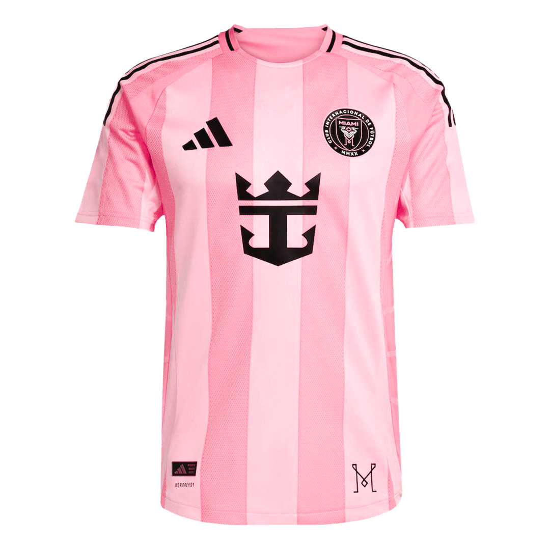 Maillot de football domicile Inter Miami CF 2025 DE PAUL #7 pour homme - Version joueur - Coupe ajustée