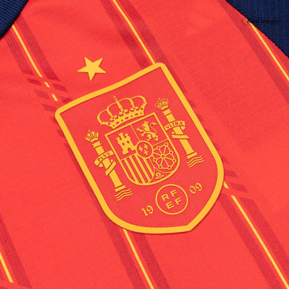 Maillot de Foot Domicile Espagne Coupe du Monde 2026 pour Enfant [PREMIUM]