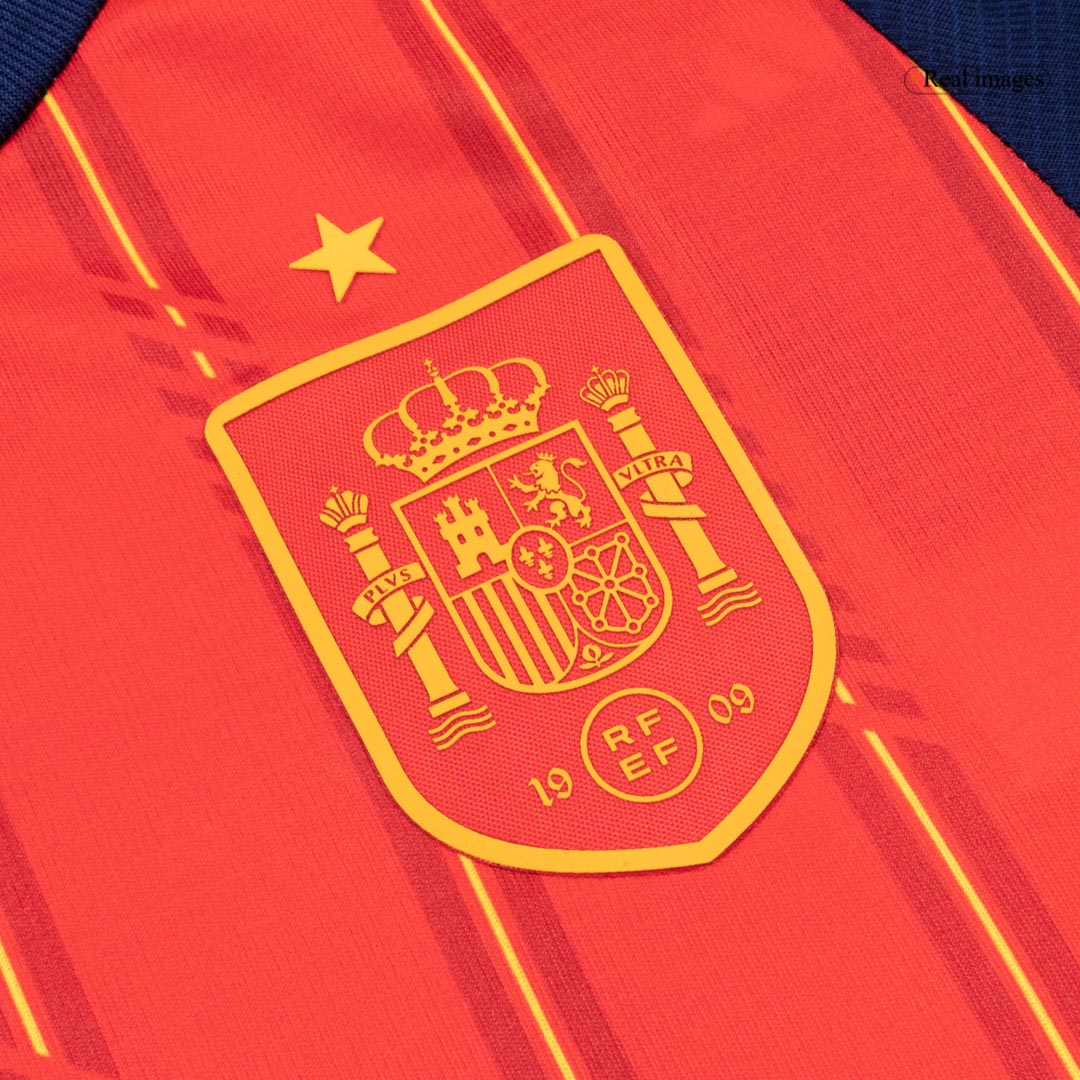 Maillot de foot domicile Espagne Coupe du Monde 2026 pour enfant [PREMIUM]