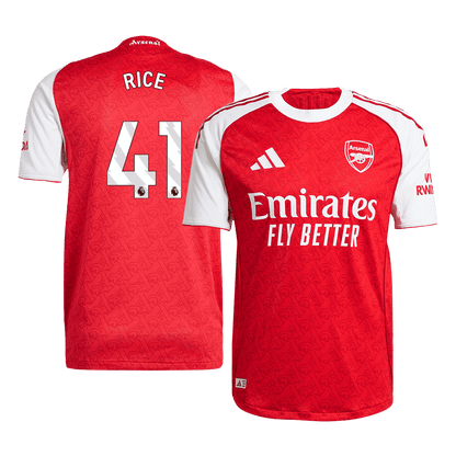 Maillot de football domicile RIZ #41 Arsenal Homme 2025/26 Version Joueur - Coupe ajustée