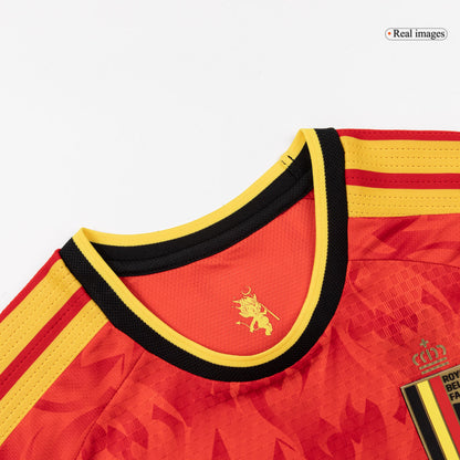 Maillot de foot domicile version joueur pour homme Belgique Coupe du Monde 2026 - Coupe ajustée