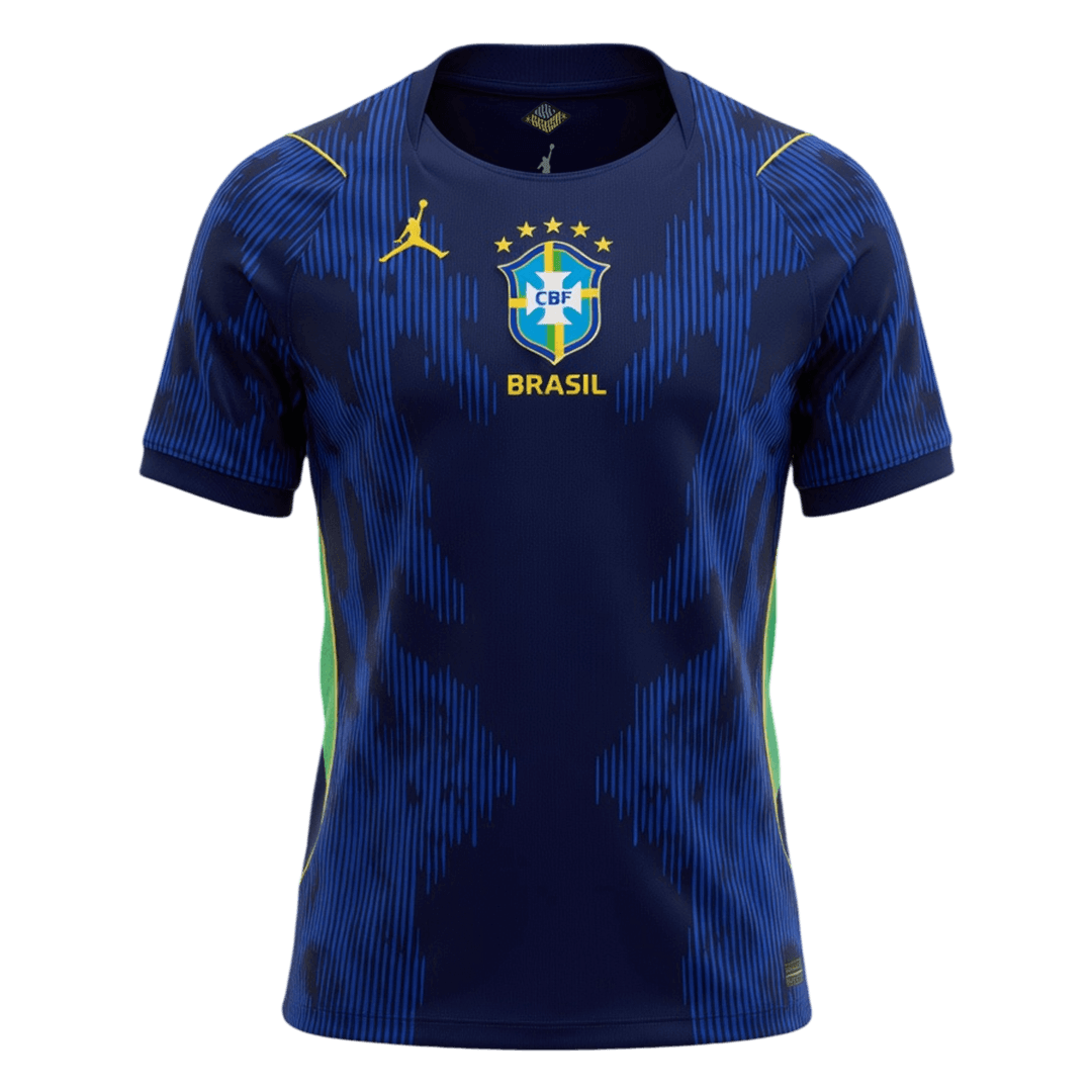 Maillot de football extérieur kit pour hommes Brésil Coupe du Monde 2026