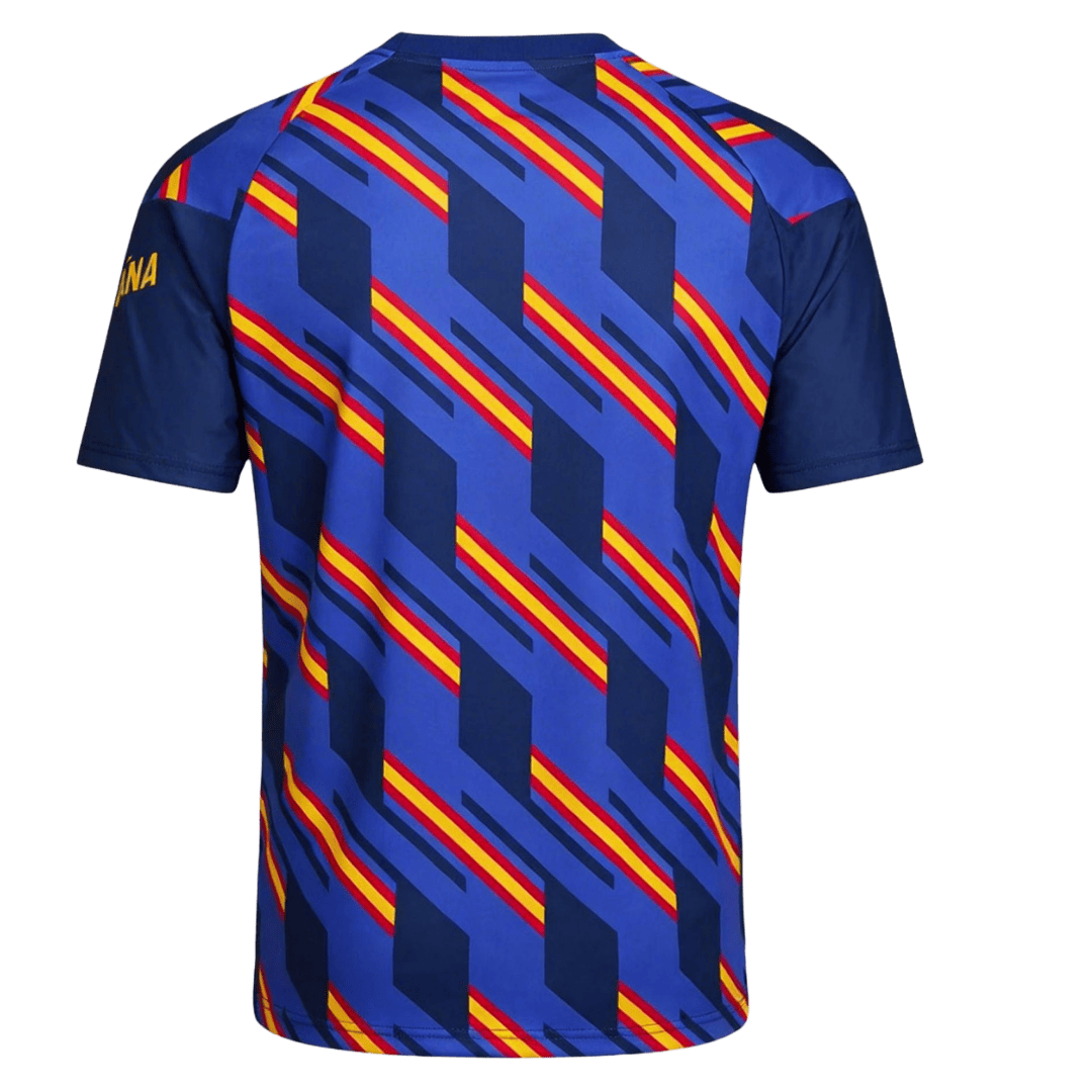 Maillot de foot d'avant-match Espagne Coupe du Monde 2026 Homme