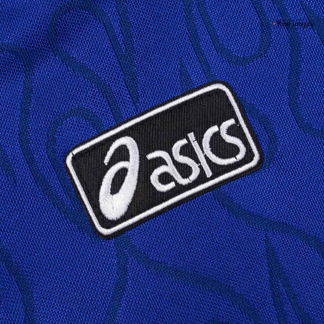 Maillot de football rétro domicile à manches longues pour homme Japon Coupe du Monde 1998
