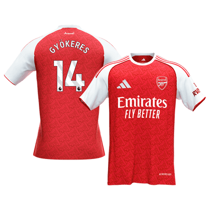 Maillot de foot domicile Arsenal 2025/26 pour homme GYÖKERES #14 [PREMIUM]