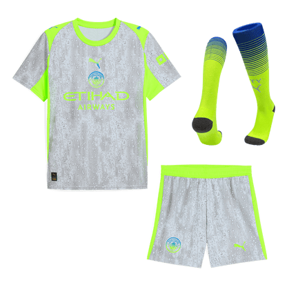 Kit complet de football extérieur third Manchester City 2025/26 pour homme