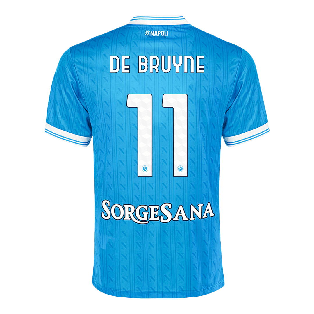 Maillot de Foot Domicile DE BRUYNE #11 Homme Napoli 2025/26