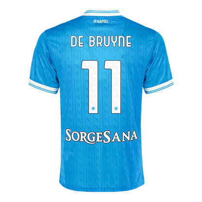 Maillot de Foot Domicile DE BRUYNE #11 Homme Napoli 2025/26