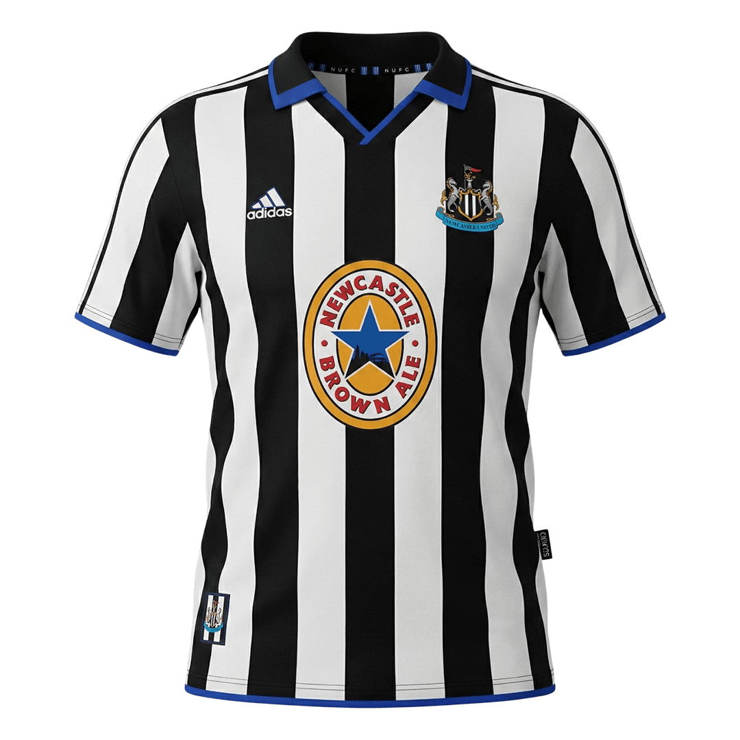 Maillot de football domicile rétro Newcastle United 1999/00 pour homme