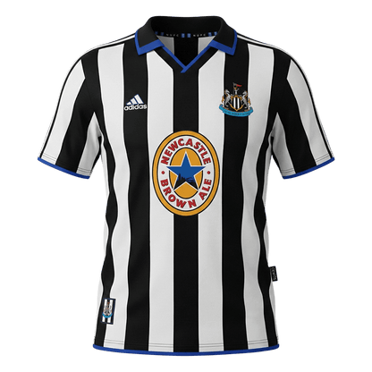 Maillot de football domicile rétro Newcastle United 1999/00 pour homme