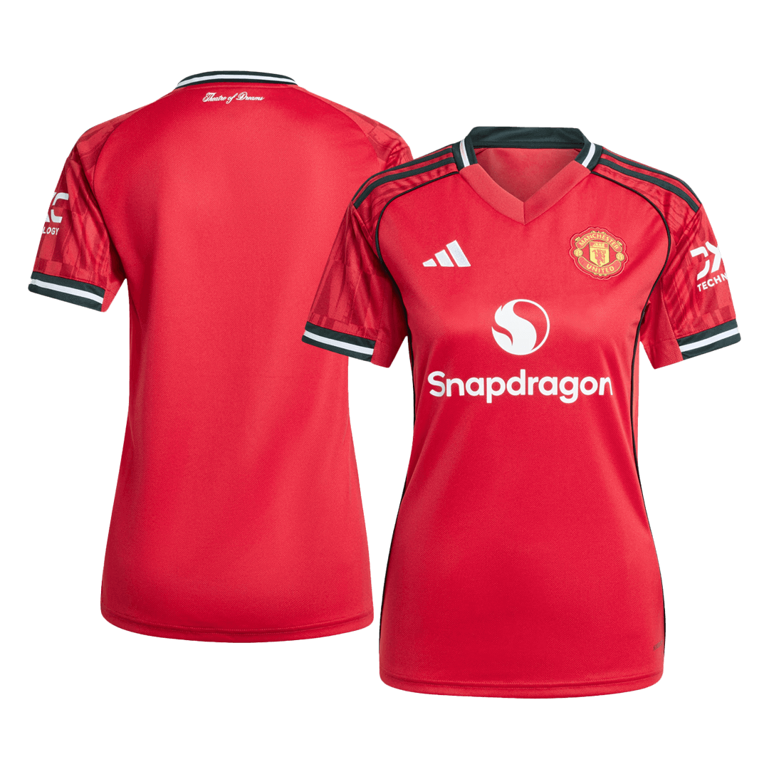 Maillot de foot domicile Manchester United Femme 2025/26