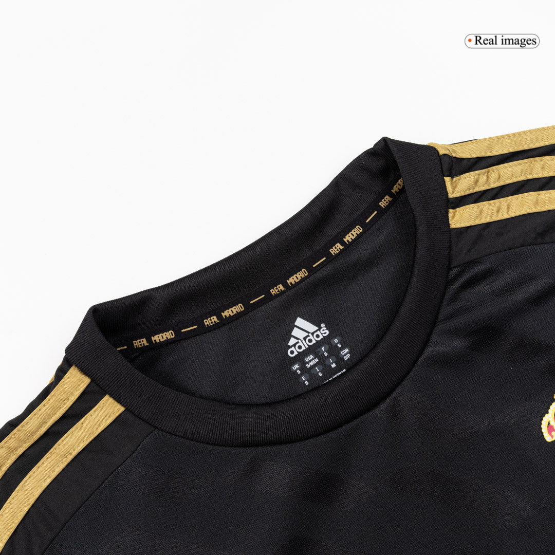 Maillot de foot rétro homme Real Madrid 2011/12 extérieur manches longues