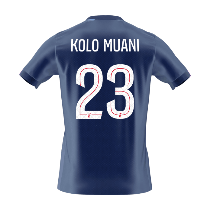 MAILLOT DE FOOT DOMICILE KOLO MUANI #23 PSG 2025/26 Homme [PREMIUM]