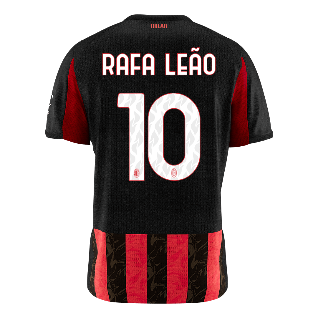 RAFA LEÃO #10 Maillot de Foot Domicile Homme AC Milan 2025/26 [PREMIUM]