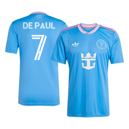 Maillot de football DE PAUL #7 pour homme Inter Miami CF 2025 Troisième tenue (extérieur)