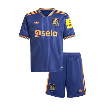 Kit de maillot de foot extérieur Newcastle United 2025/26 pour enfant
