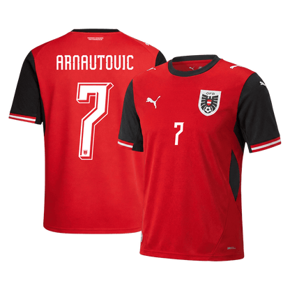 Maillot de football domicile Autriche Coupe du Monde 2026 Homme ARNAUTOVIC #7