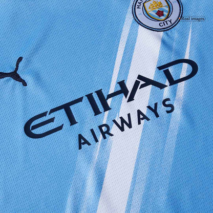 Kit complet de football domicile Manchester City 2025/26 pour enfant