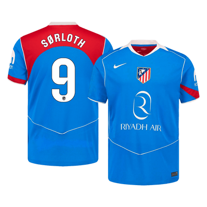 Maillot de Foot SØRLOTH #9 Atletico Madrid 2025/26 Troisième Extérieur Homme