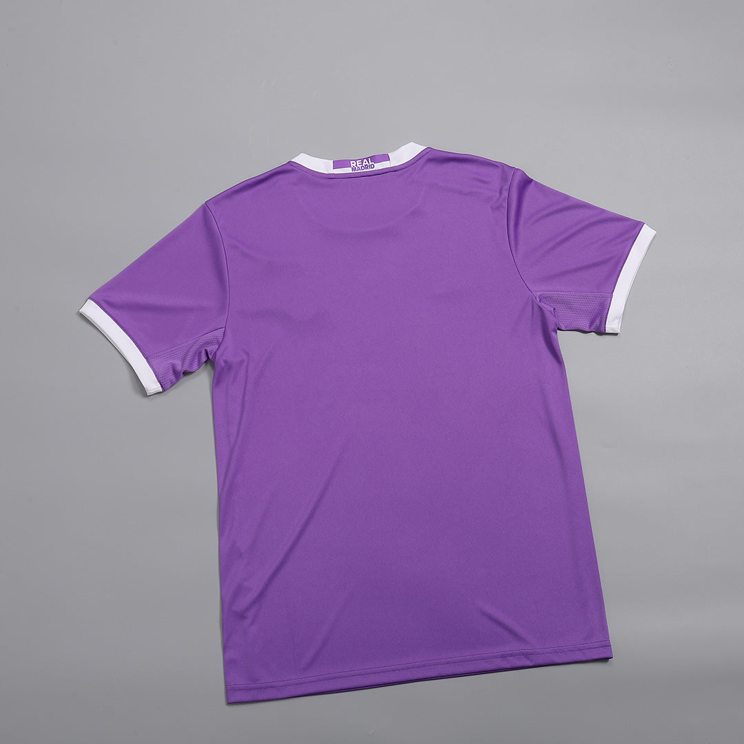 Maillot de foot extérieur rétro Real Madrid 2016/17 pour homme