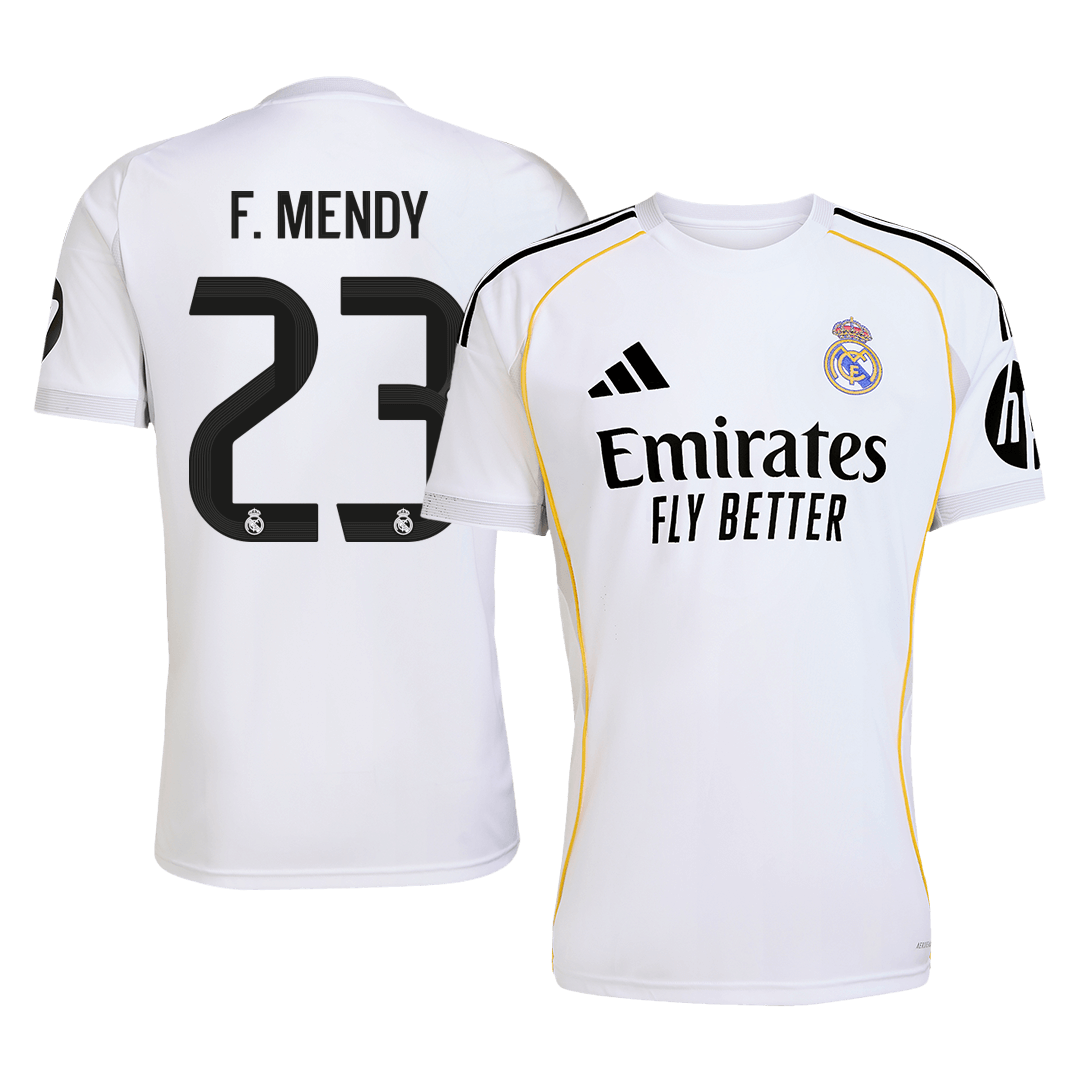 Maillot de Foot Domicile Real Madrid 2025/26 F.MENDY #23 Homme [PREMIUM]