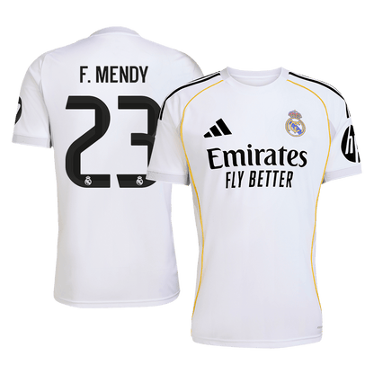 Maillot de Foot Domicile Real Madrid 2025/26 F.MENDY #23 Homme [PREMIUM]