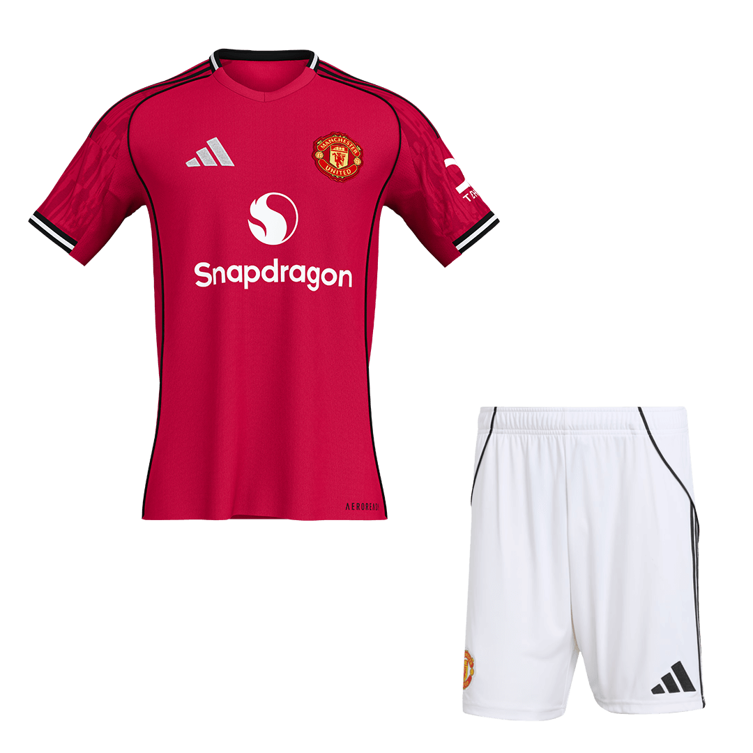 Maillot de football domicile Manchester United 2025/26 pour homme [PREMIUM]