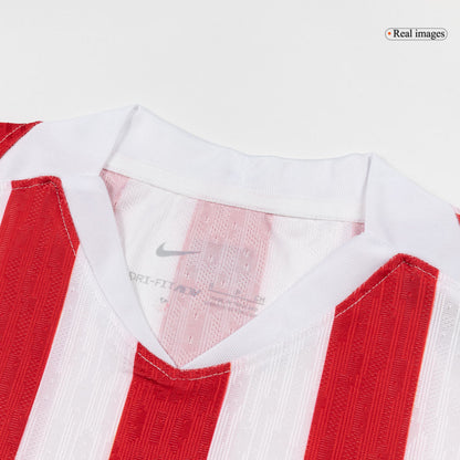 Maillot Domicile de Football Atletico Madrid Saison 2025/26 Version Joueur pour Homme - Coupe Ajustée